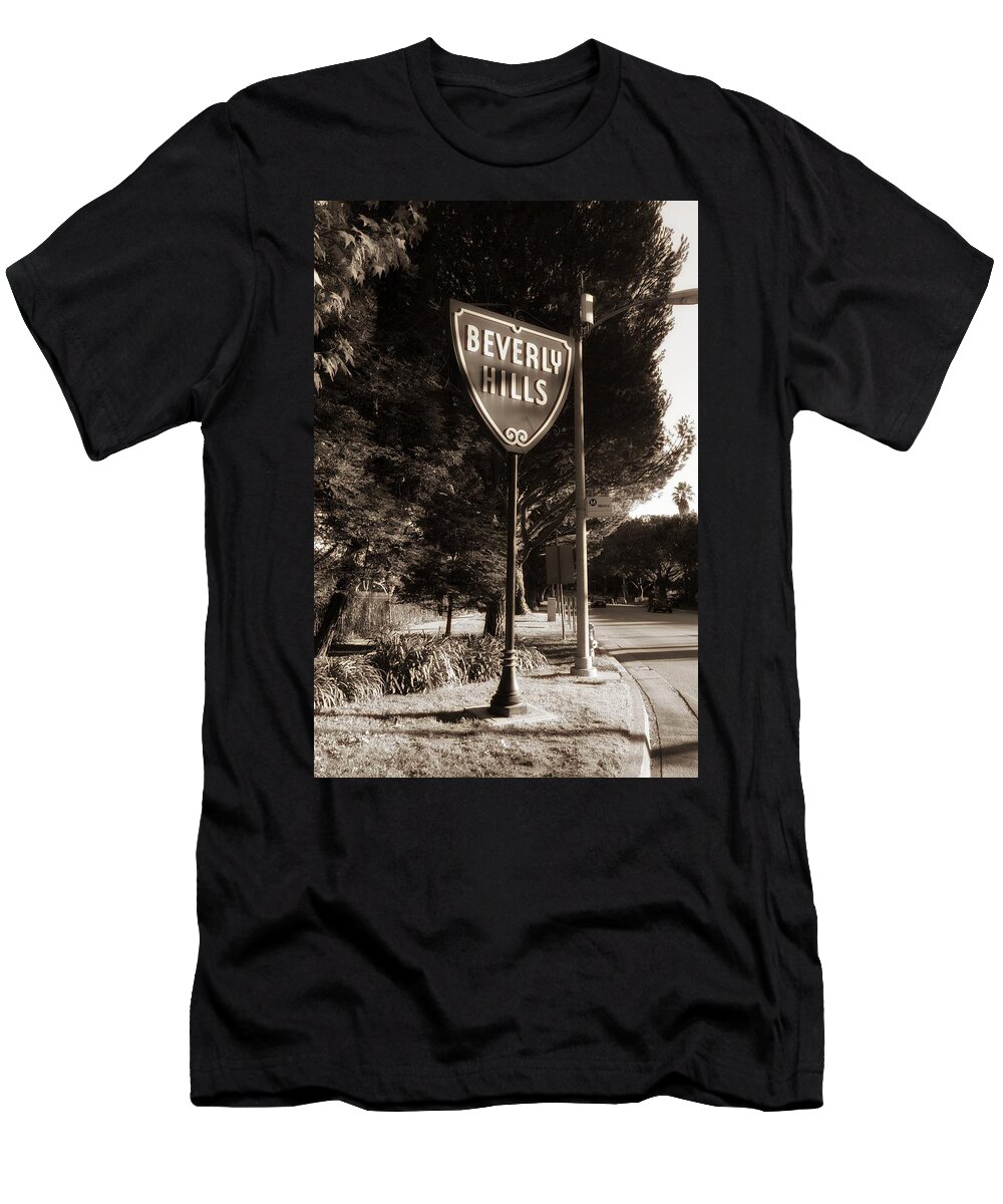 Beverly Hills T-Shirt featuring the photograph Beverly Hills by Mountain Dreams