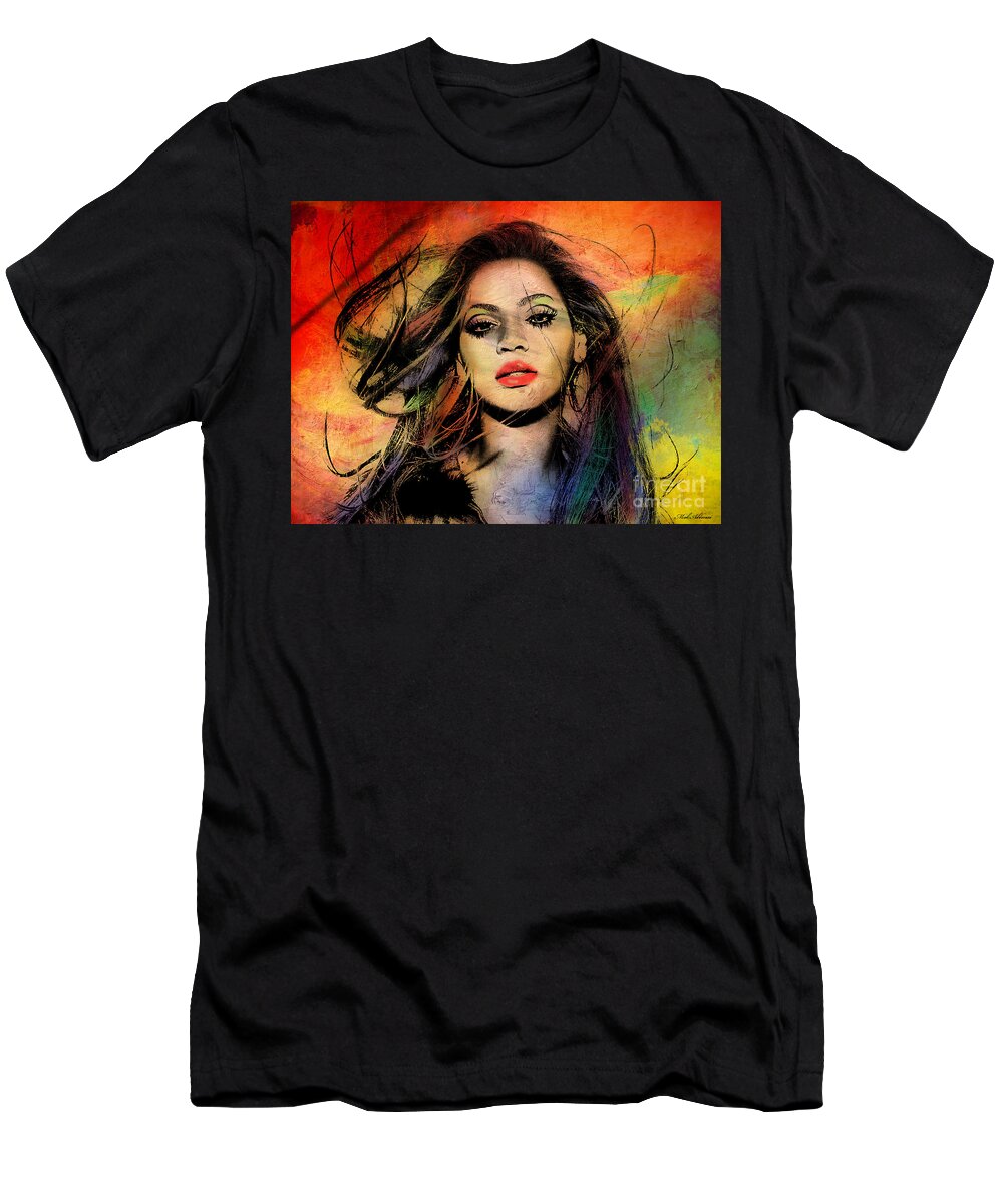 Mand Rusteloos Interpersoonlijk Beyonce T-Shirt by Mark Ashkenazi - Pixels