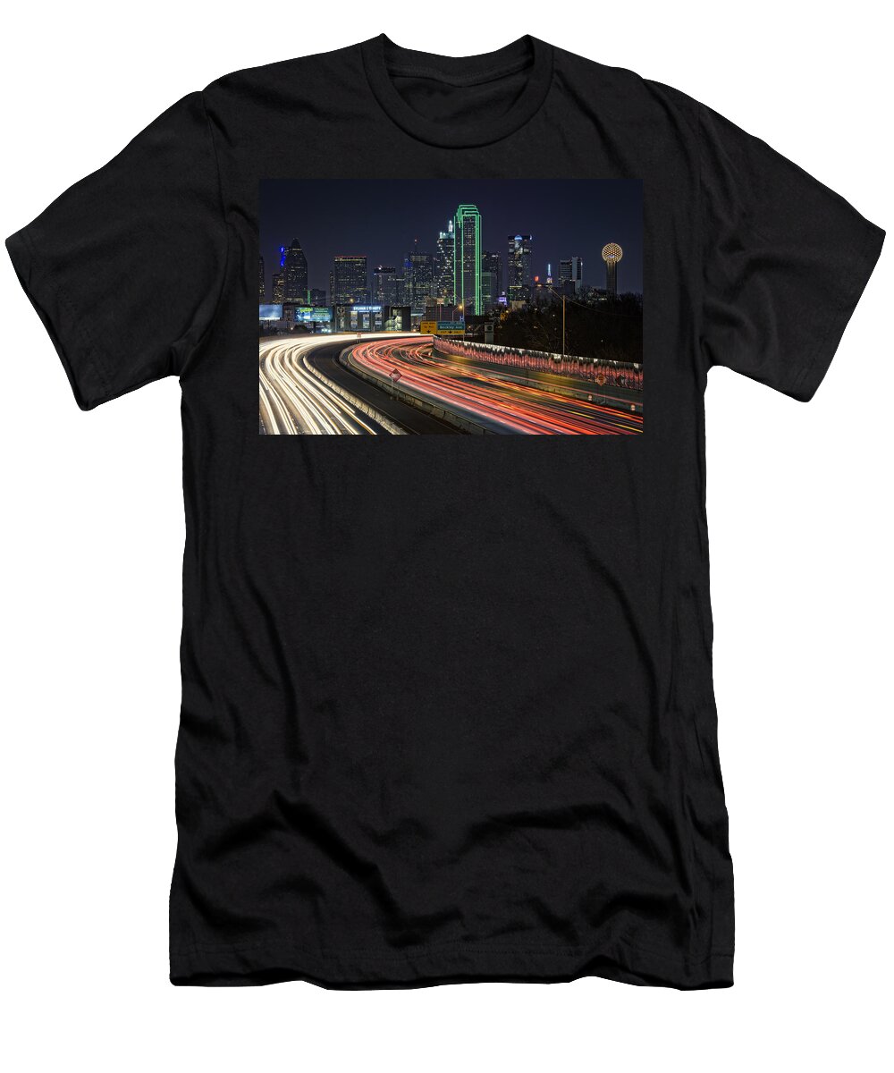 Dallas T-Shirt featuring the photograph Big D by Rick Berk