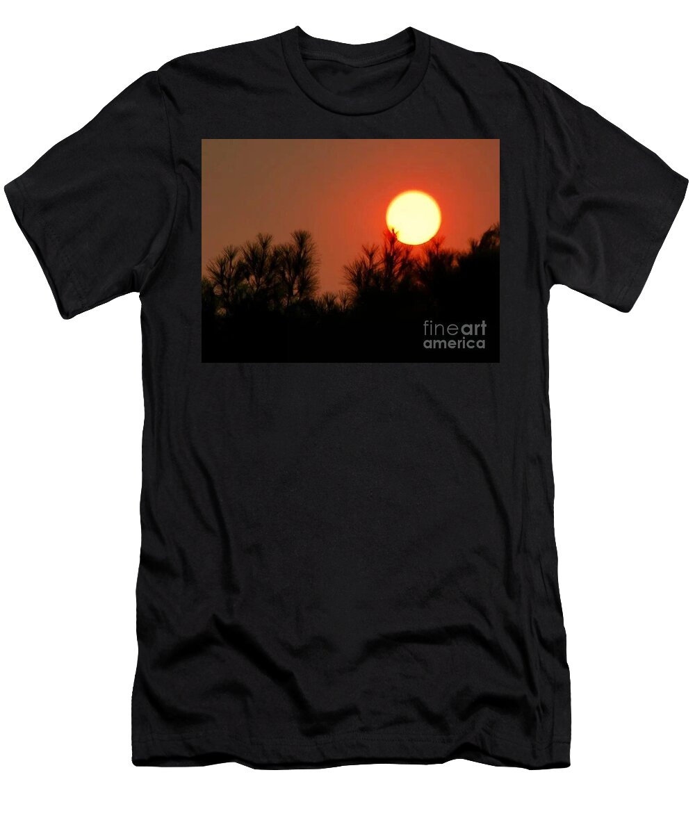 High Desert T-Shirt featuring the photograph Bitter-SweeT BeauTiFuL ReD SunRiSE... by Angela J Wright