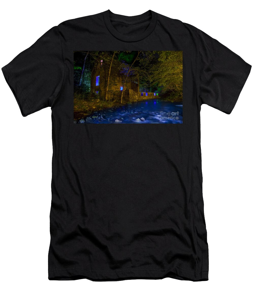 Old Mill T-Shirt featuring the photograph Blanchard's Mill by Keith Kapple
