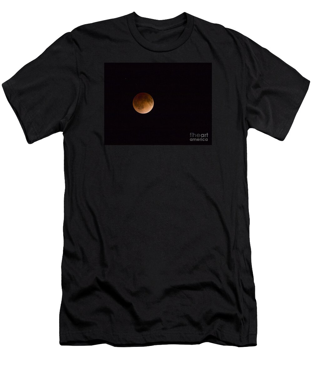 Blood T-Shirt featuring the photograph Blood Moon by Steven Ralser