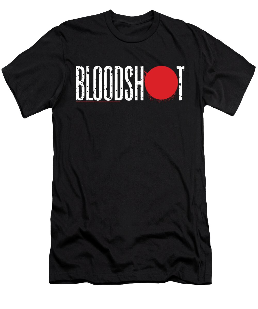  T-Shirt featuring the digital art Bloodshot - Logo by Brand A