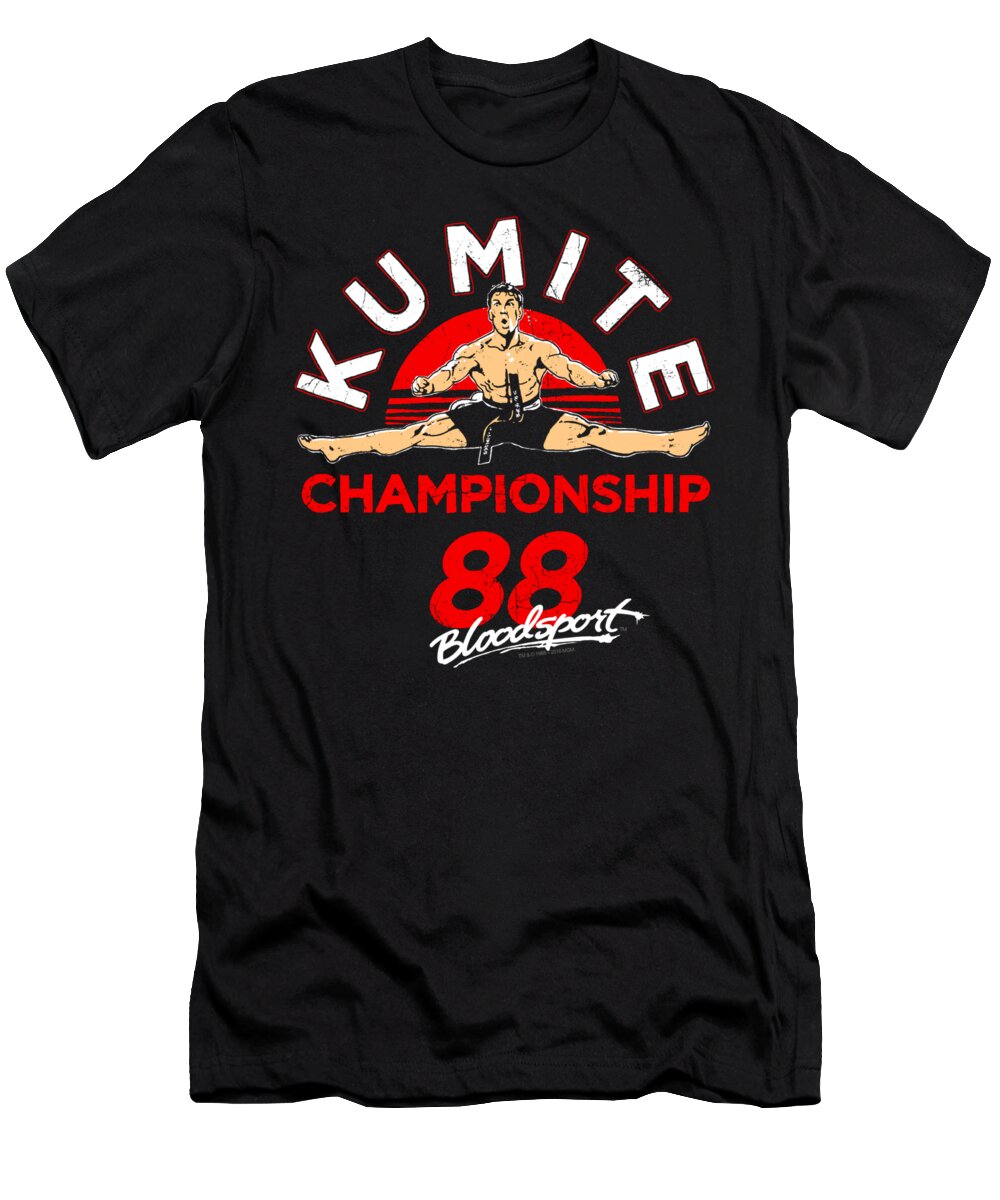  T-Shirt featuring the digital art Bloodsport - Championship 88 by Brand A
