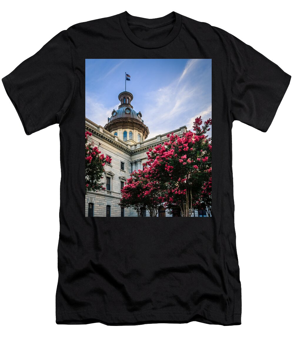 1903 T-Shirt featuring the photograph Blossoms At The State House by Traveler's Pics