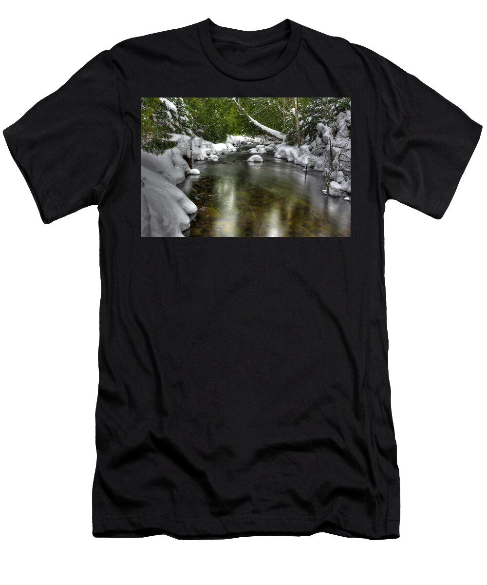 Bay T-Shirt featuring the photograph Bolduc Bay Inlet by Jakub Sisak