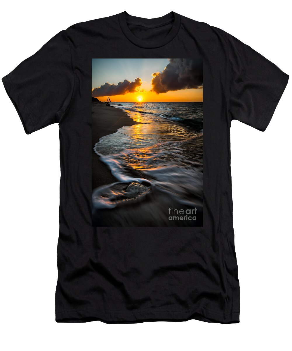 Boracay T-Shirt featuring the photograph Boracay Sunset by Adrian Evans