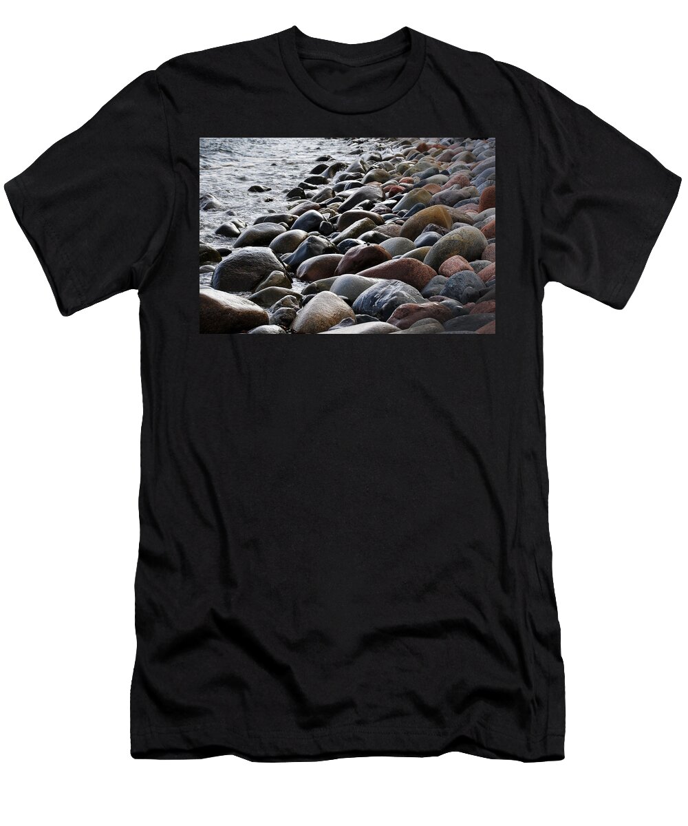 Boulders T-Shirt featuring the photograph Boulder Beach by Randi Grace Nilsberg
