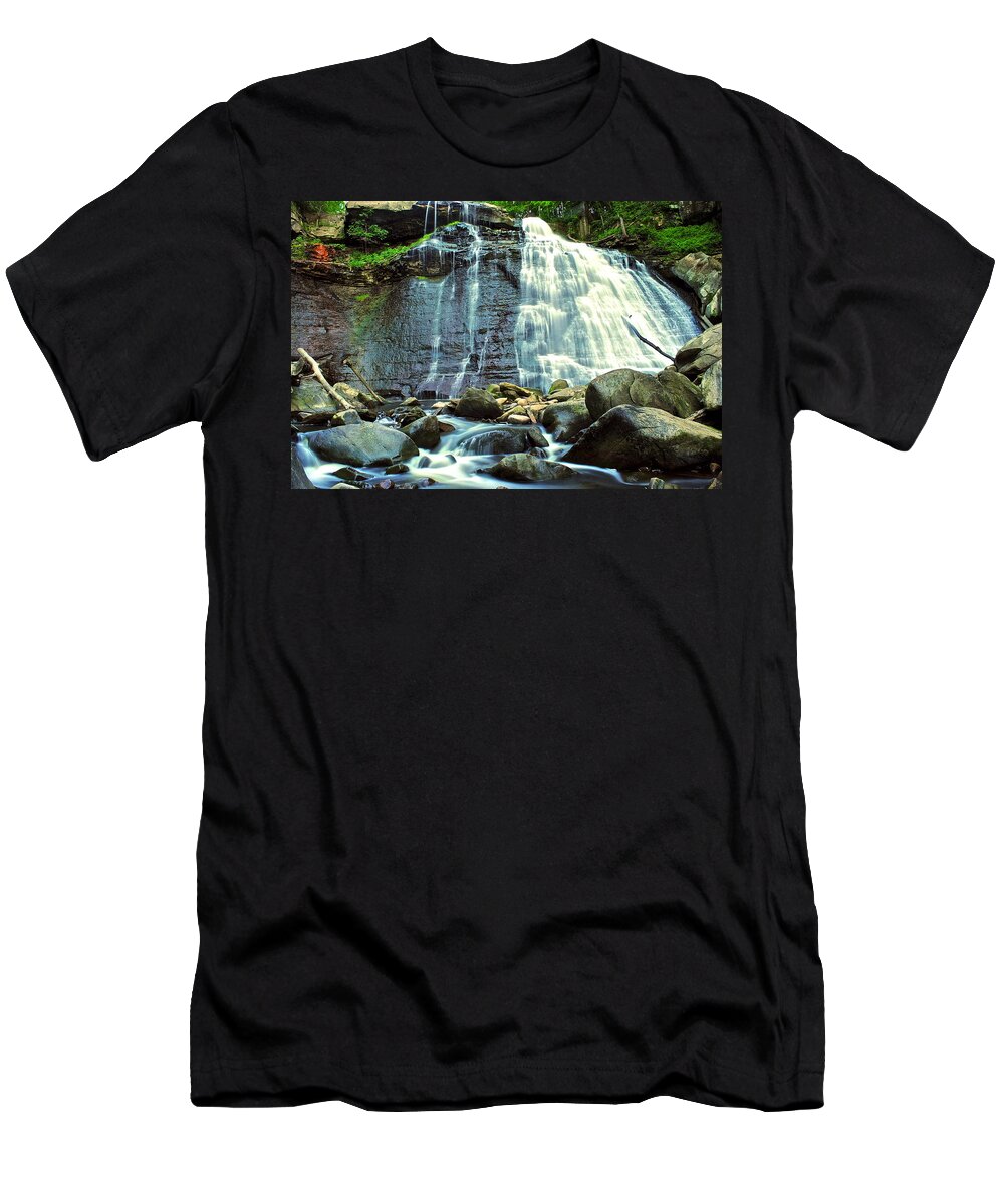 Brandywine T-Shirt featuring the photograph Brandywine Falls ll by Frozen in Time Fine Art Photography