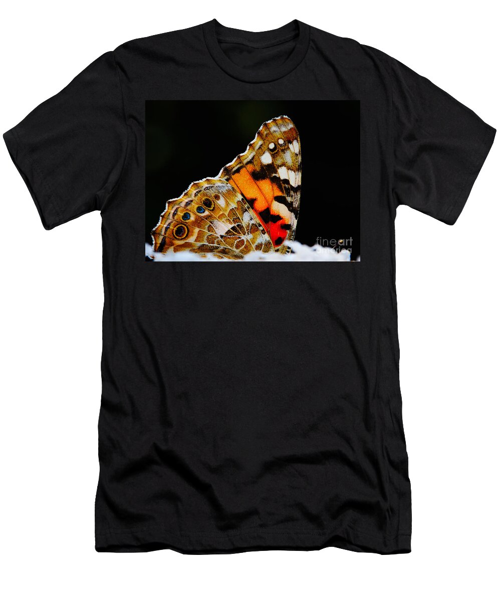Colorful T-Shirt featuring the photograph Butterfly wings by Nick Biemans