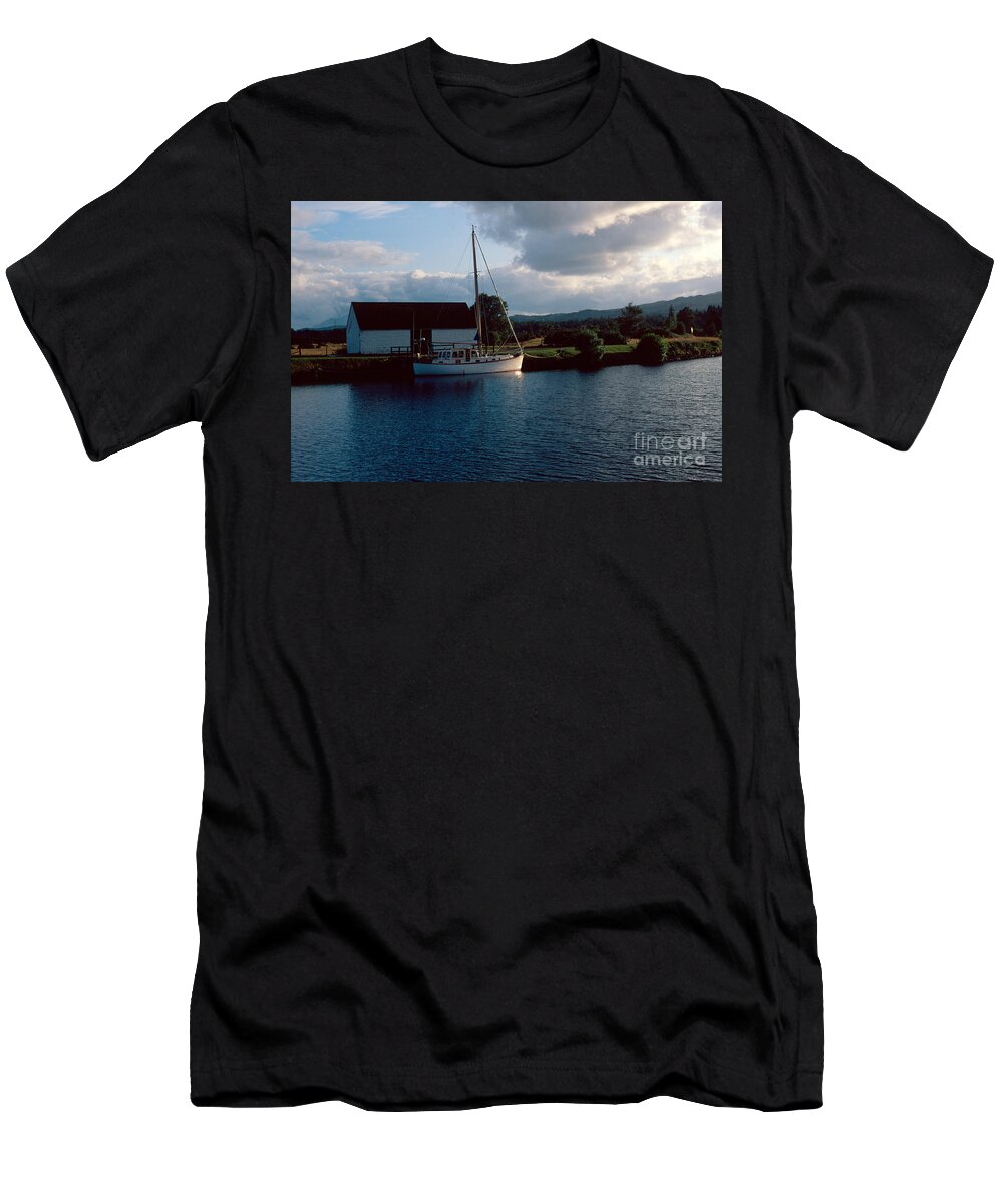 Loch Ness T-Shirt featuring the photograph Caledonian canal by Riccardo Mottola