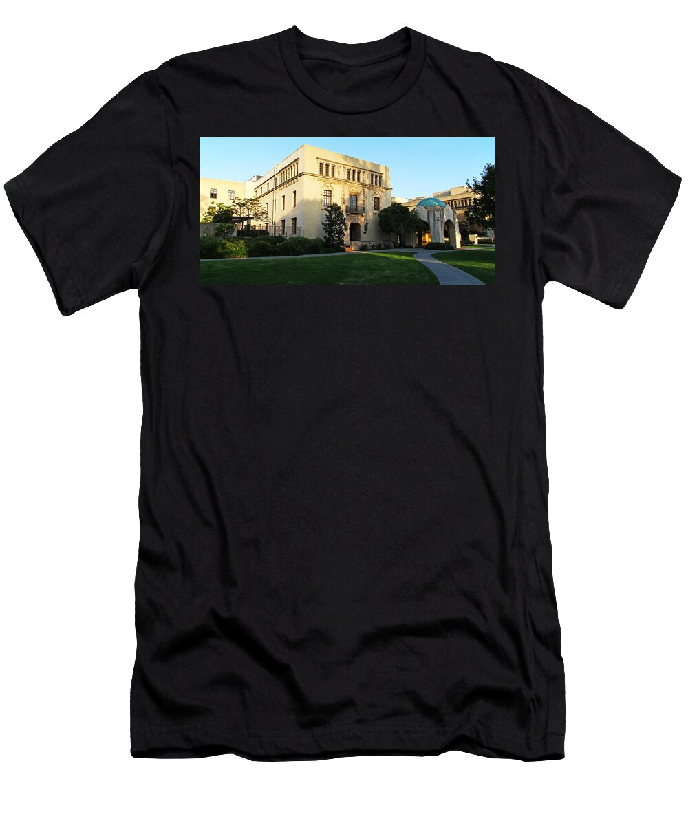 Caltech T-Shirt featuring the photograph California Institute of Technology - CalTech by Georgia Clare