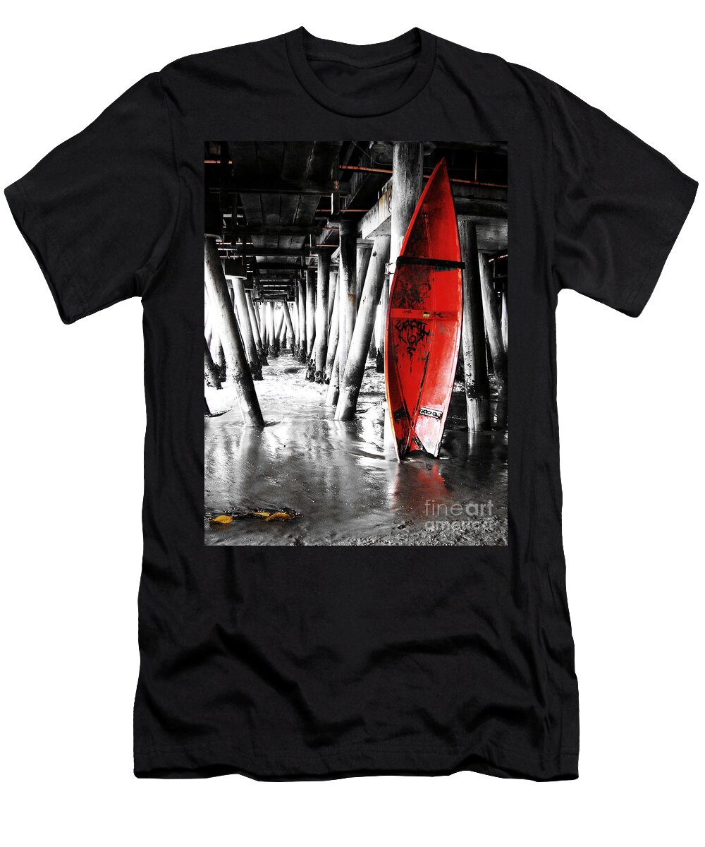 Santa Monica Pier T-Shirt featuring the photograph California Love by Anthony Wilkening
