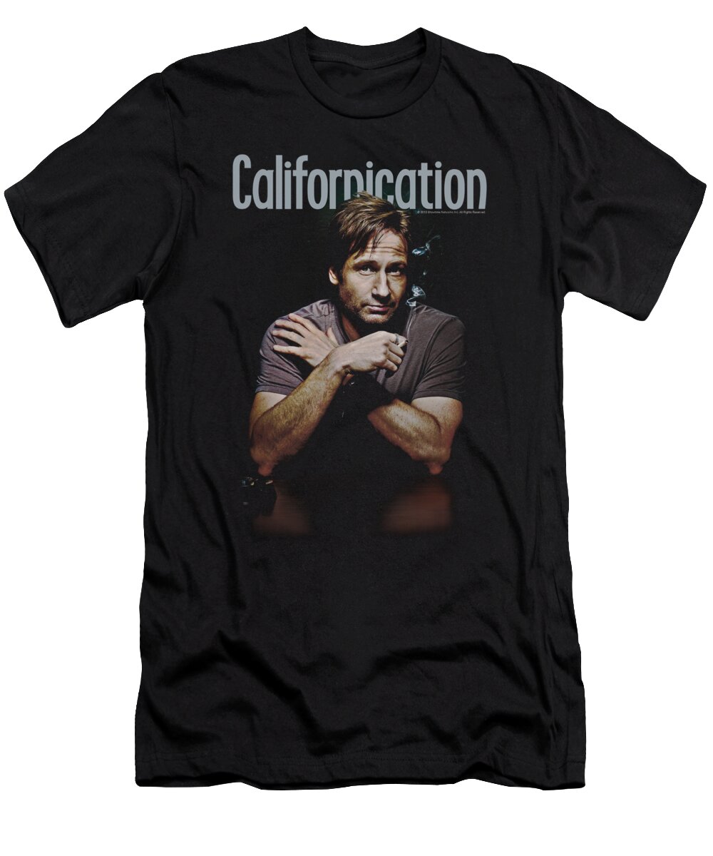 Californication T-Shirt featuring the digital art Californication - Smoking by Brand A