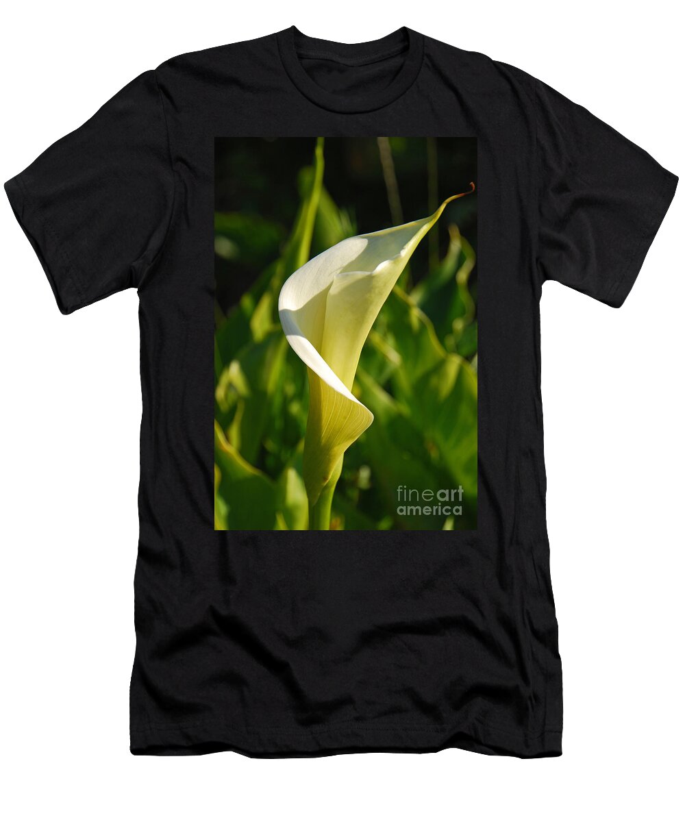 Flower T-Shirt featuring the photograph Calla Lily by Mary Carol Story