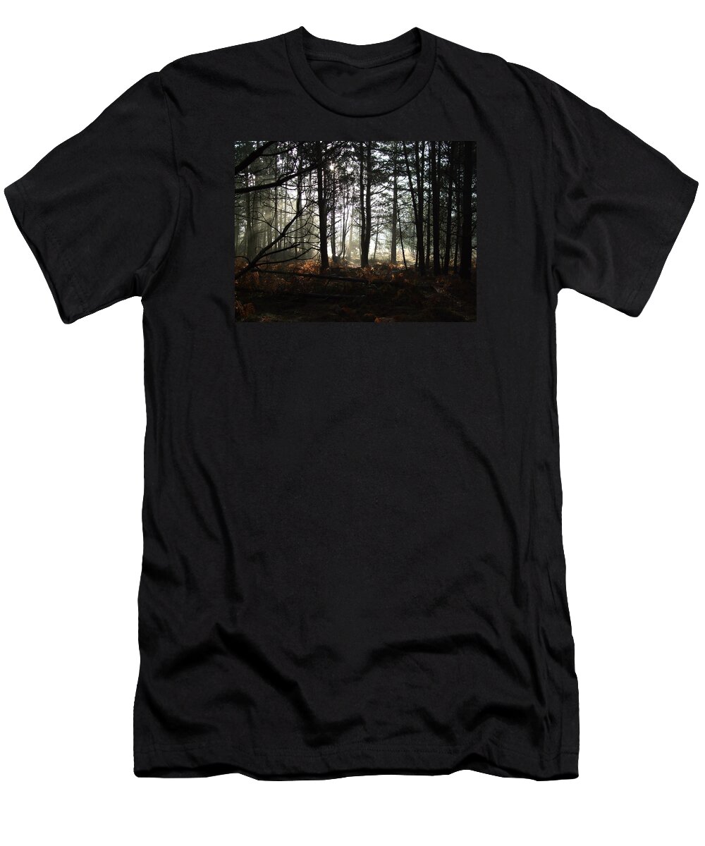 Cannock Chase Forest T-Shirt featuring the photograph Cannock Chase #2 by Jean Walker
