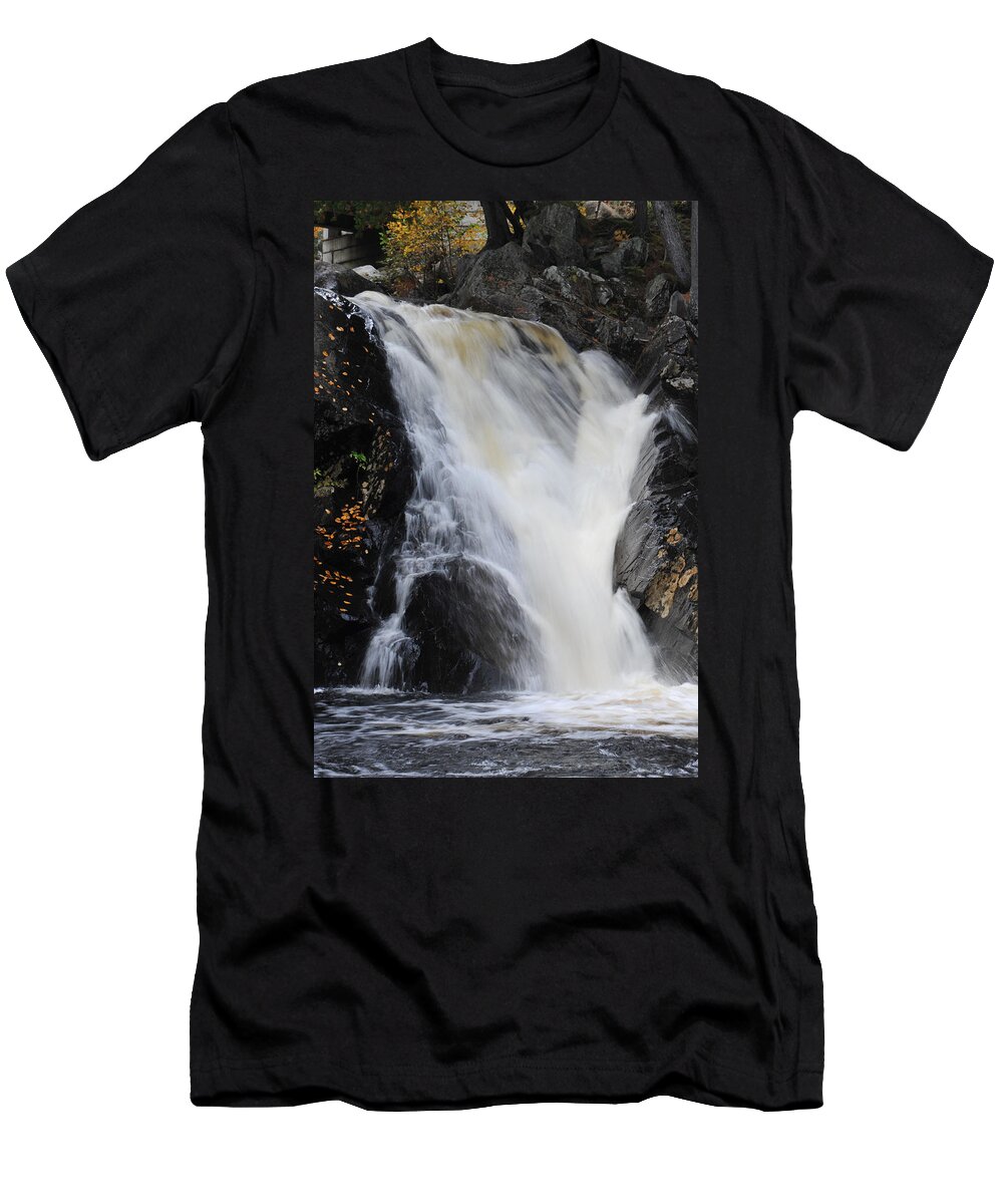 Photo T-Shirt featuring the photograph Carmel Waterfall by Richard Gehlbach