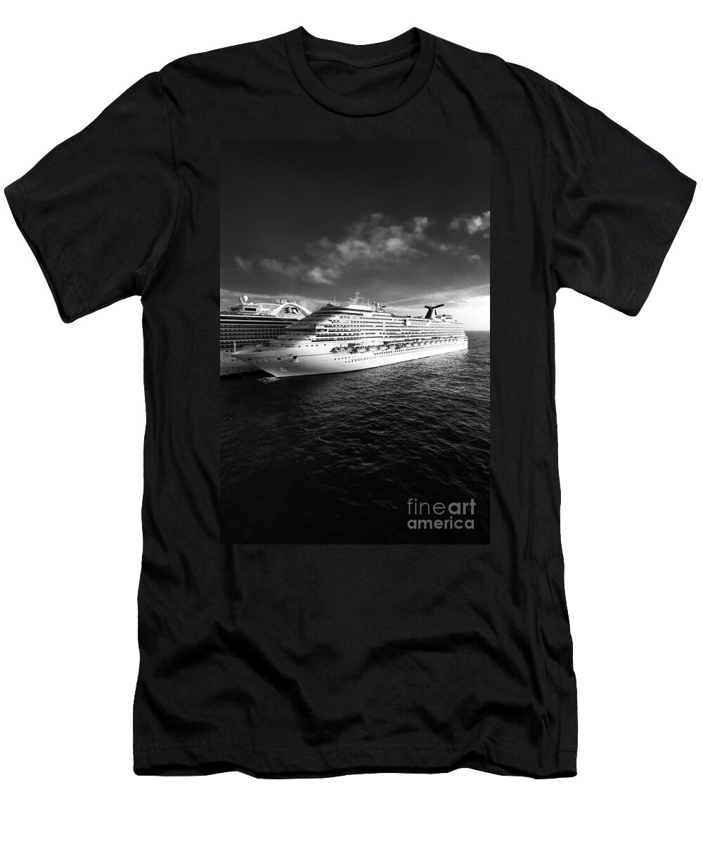 Boat T-Shirt featuring the photograph Carnival Dream Cruise Ship by Amy Cicconi