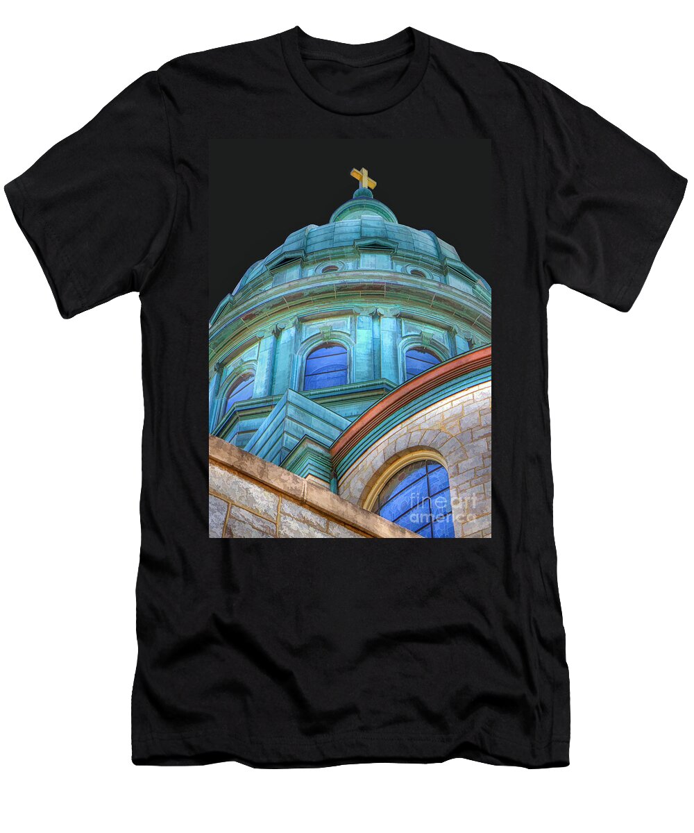 Harrisburg T-Shirt featuring the photograph Cathedral Dome by Geoff Crego