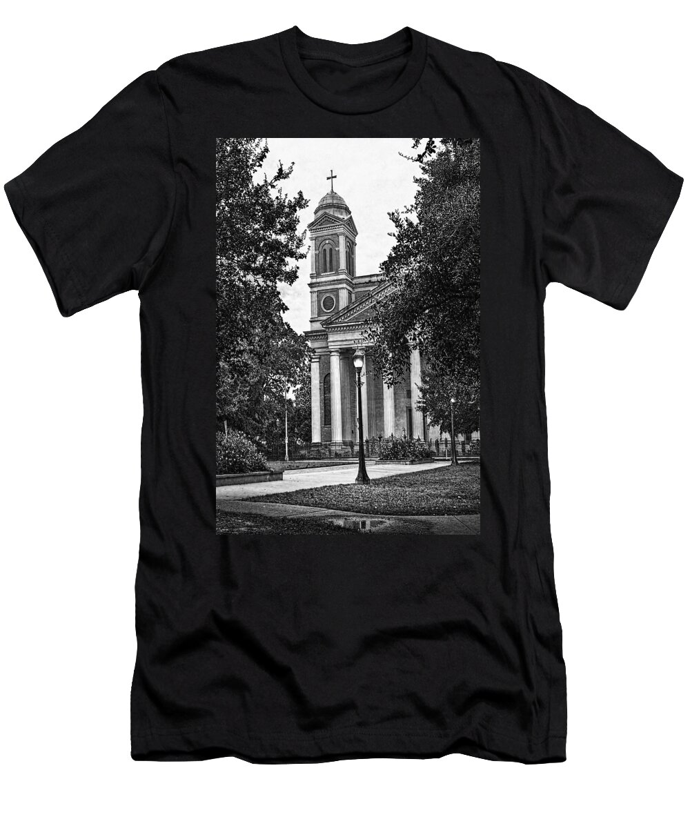Alabama T-Shirt featuring the digital art Cathedral Square Vertical by Michael Thomas