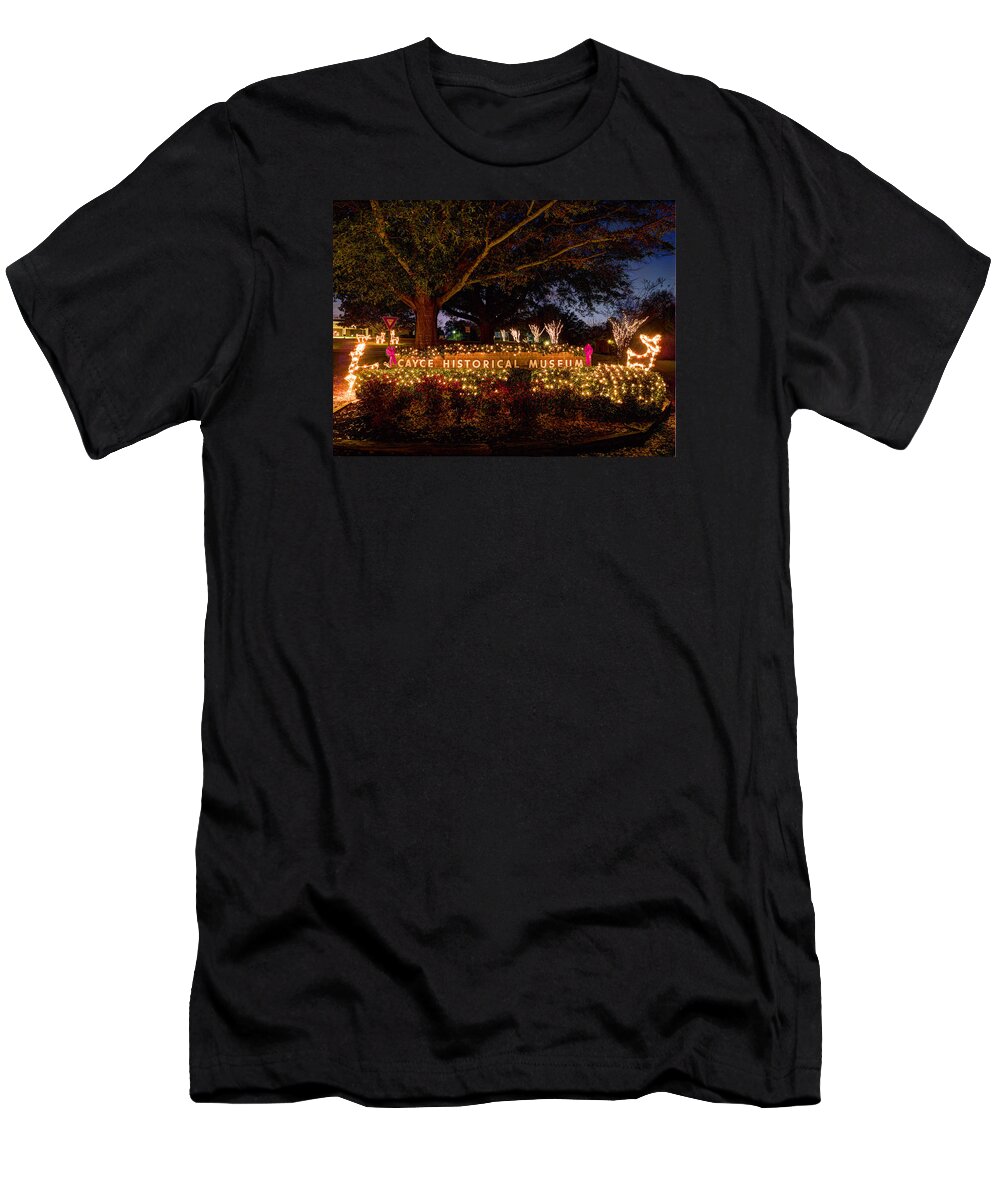 Cayce T-Shirt featuring the photograph Cayce Historical Museum Entrance by Charles Hite