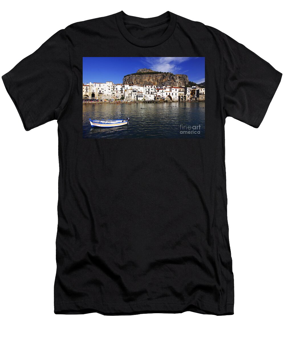 Sicily T-Shirt featuring the photograph Cefalu - Sicily by Stefano Senise