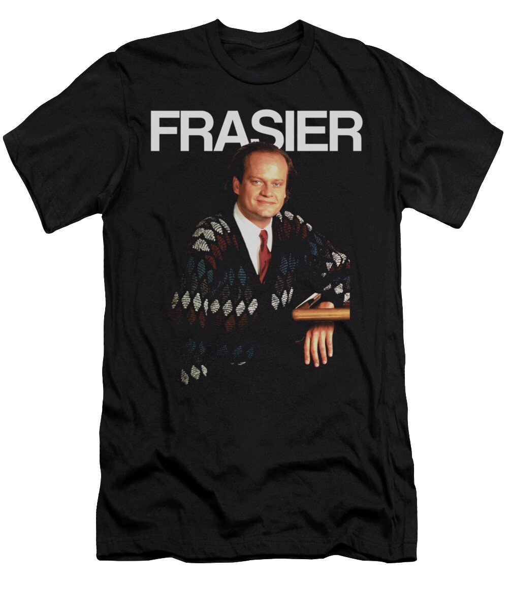  T-Shirt featuring the digital art Cheers - Frasier by Brand A