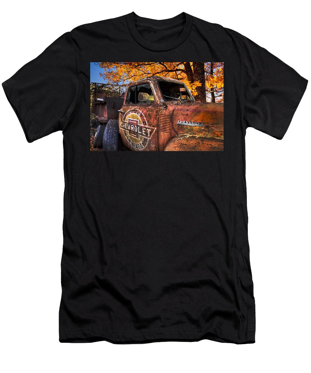 American T-Shirt featuring the photograph Chevrolet USA by Debra and Dave Vanderlaan
