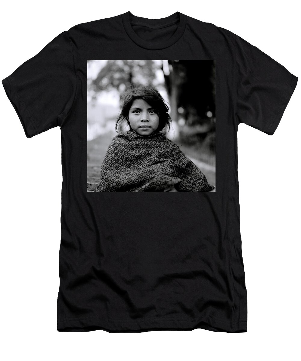 Mexico T-Shirt featuring the photograph Chiapas Girl by Shaun Higson