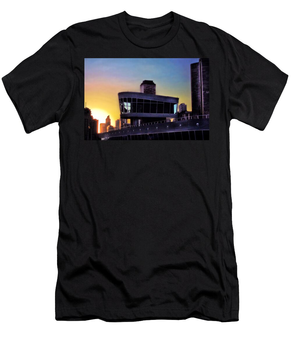 Chicago T-Shirt featuring the photograph Chicago Lock Tower by John Hansen
