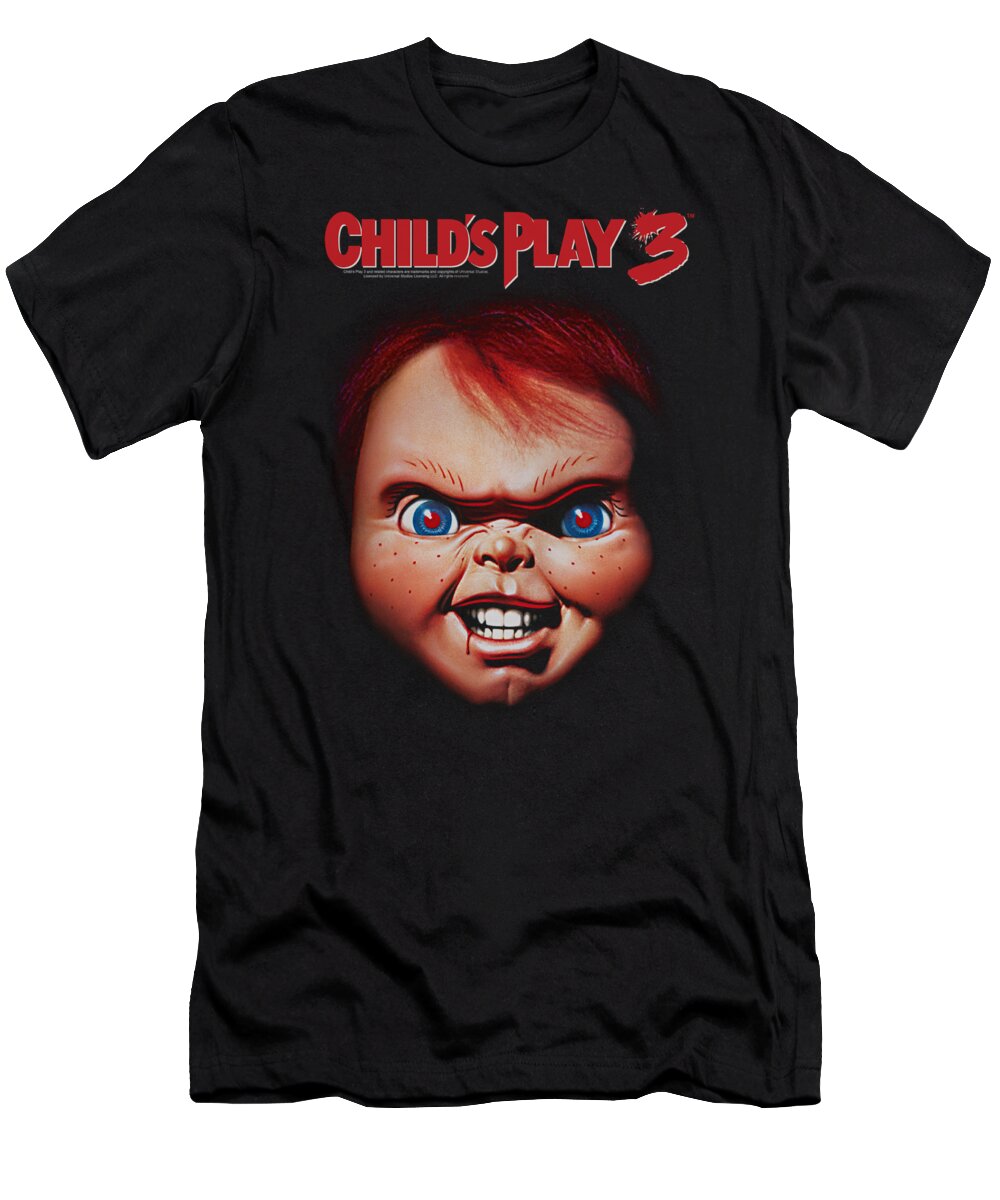Child's Play 3 T-Shirt featuring the digital art Childs Play 3 - Chucky by Brand A