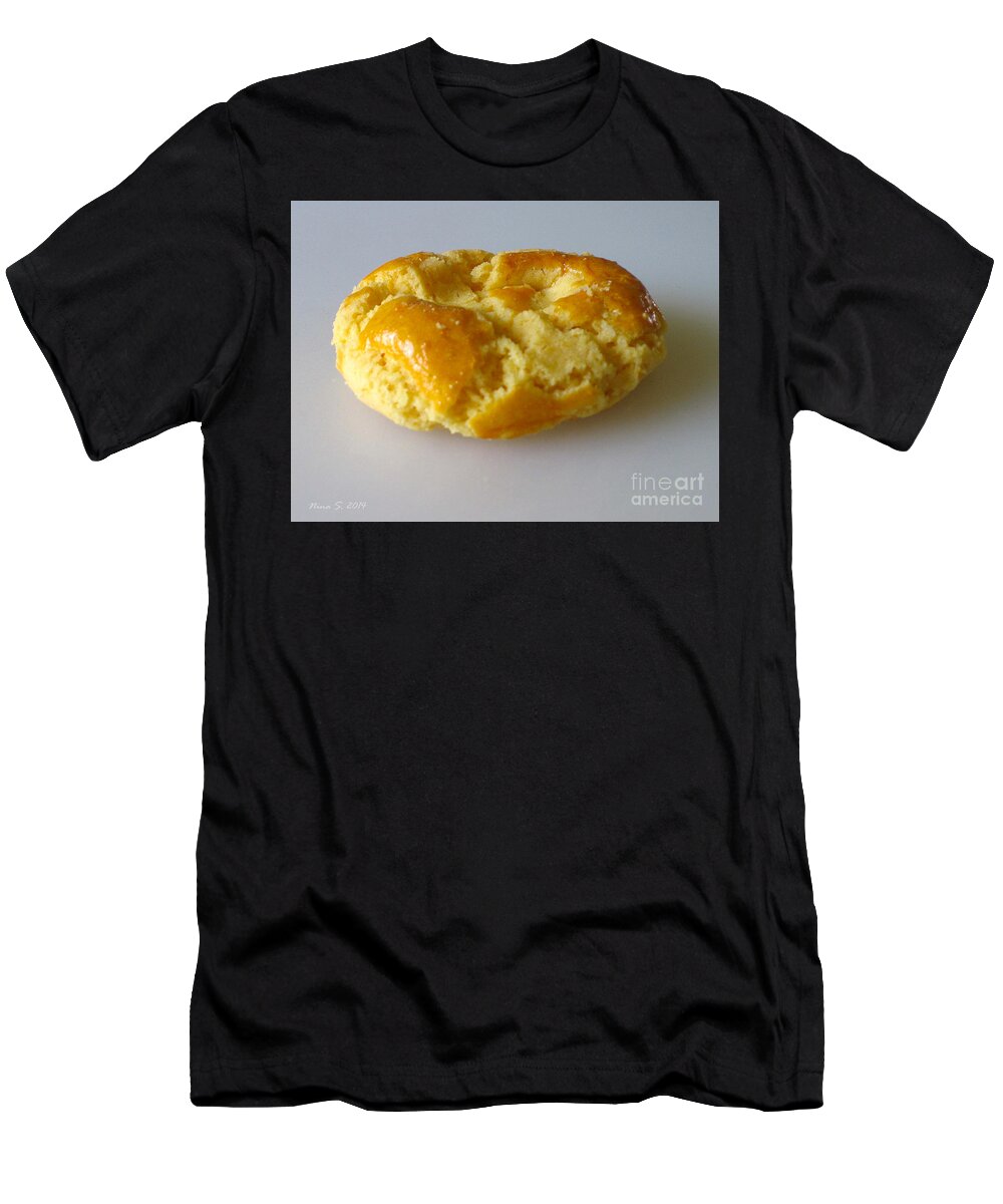 Chinese T-Shirt featuring the photograph Chinese Almond Cookie by Nina Silver