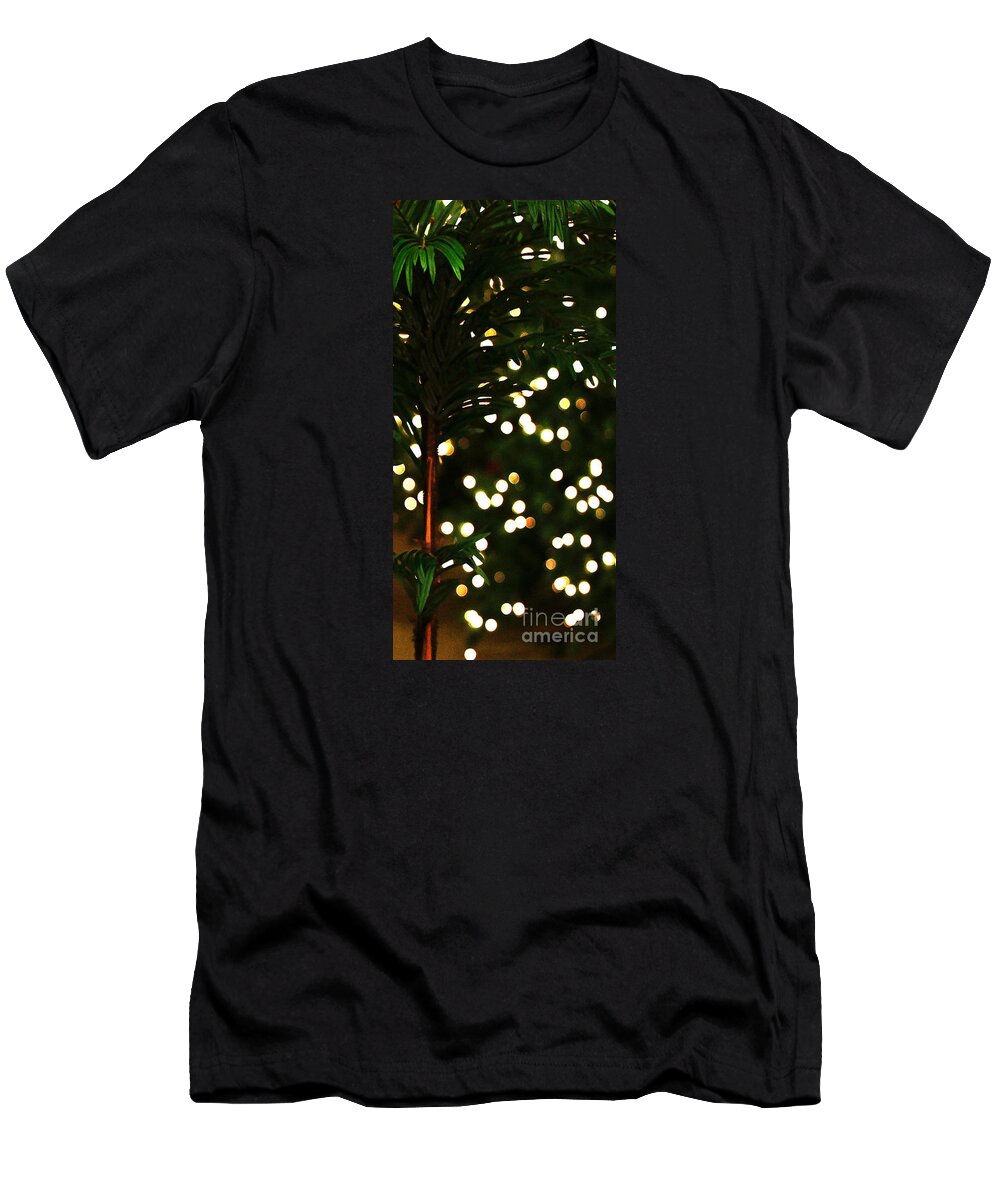Christmas T-Shirt featuring the photograph Christmas Palm by Linda Shafer