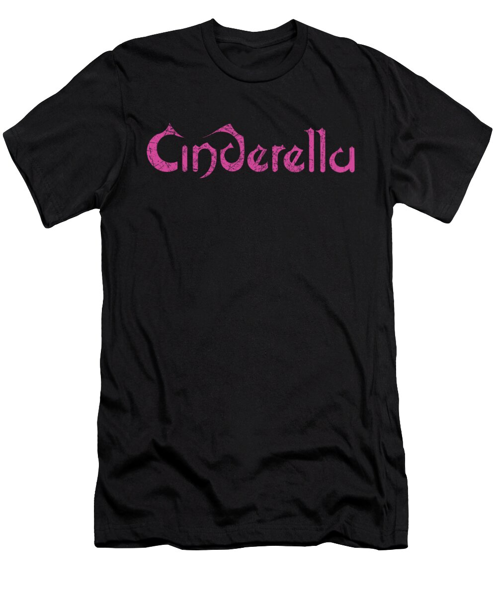  T-Shirt featuring the digital art Cinderella - Logo Rough by Brand A