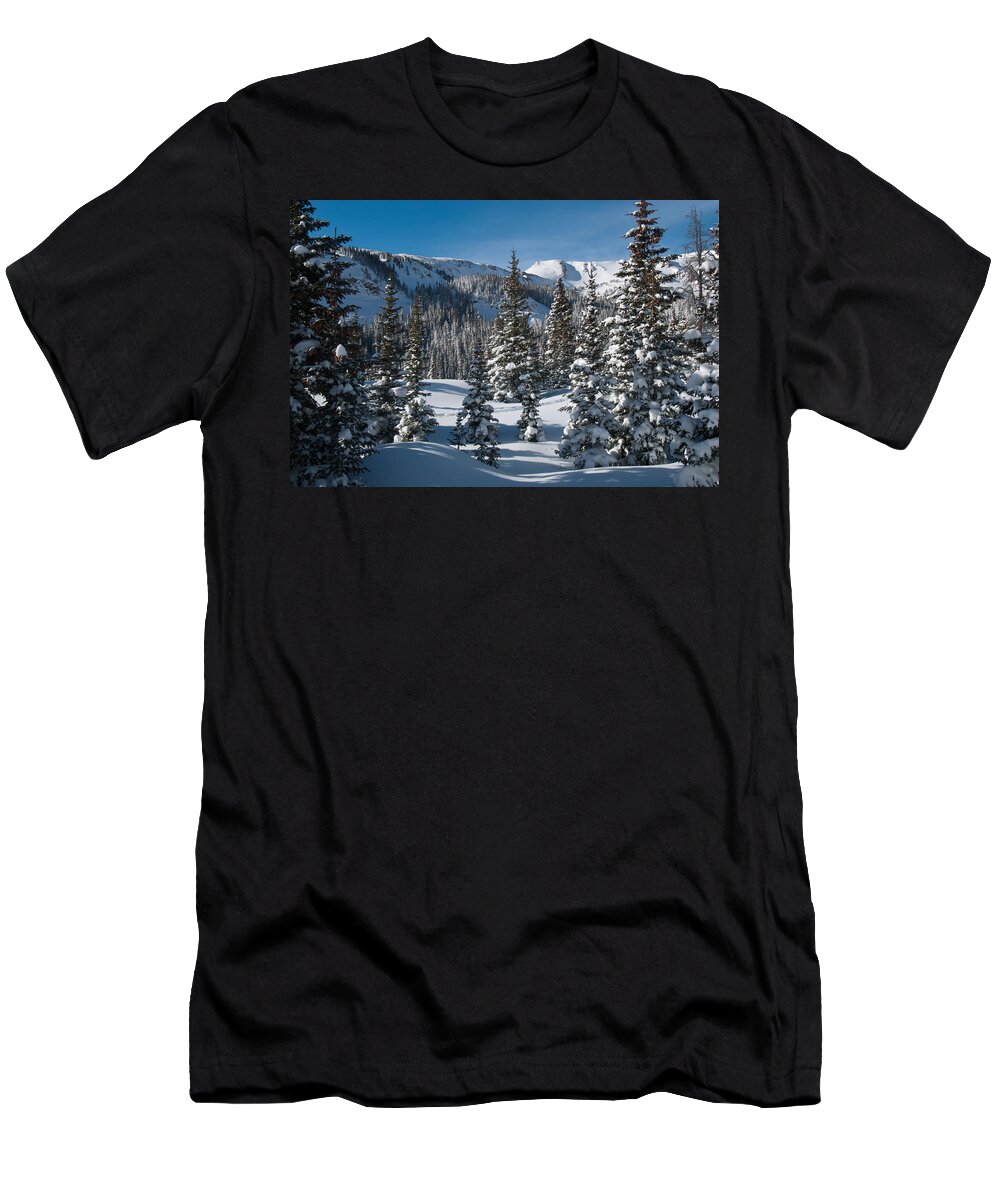Colorado T-Shirt featuring the photograph Colorado Winter Landscape by Cascade Colors
