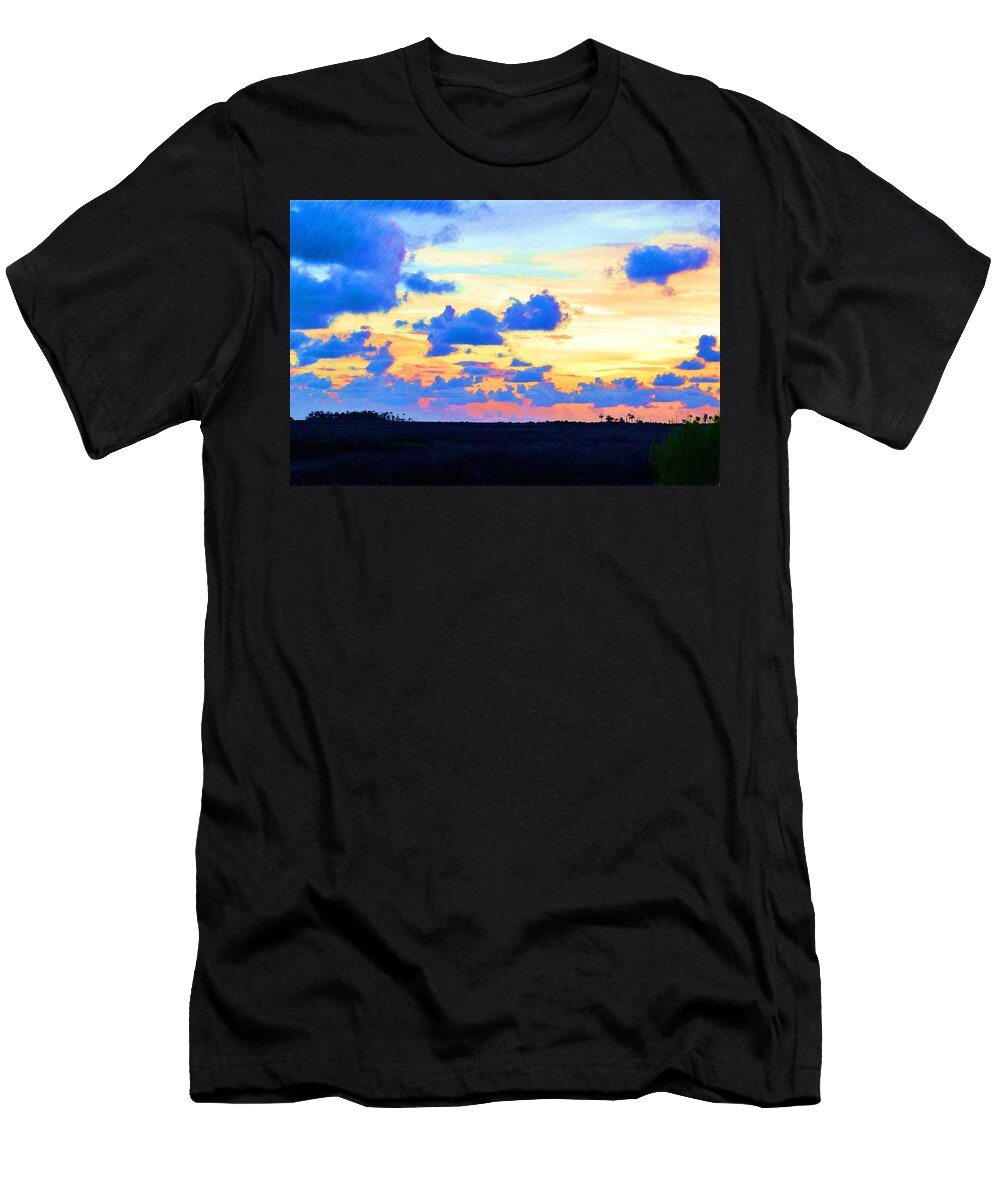 Florida T-Shirt featuring the photograph Colorful Sunset 2 by Richard Zentner