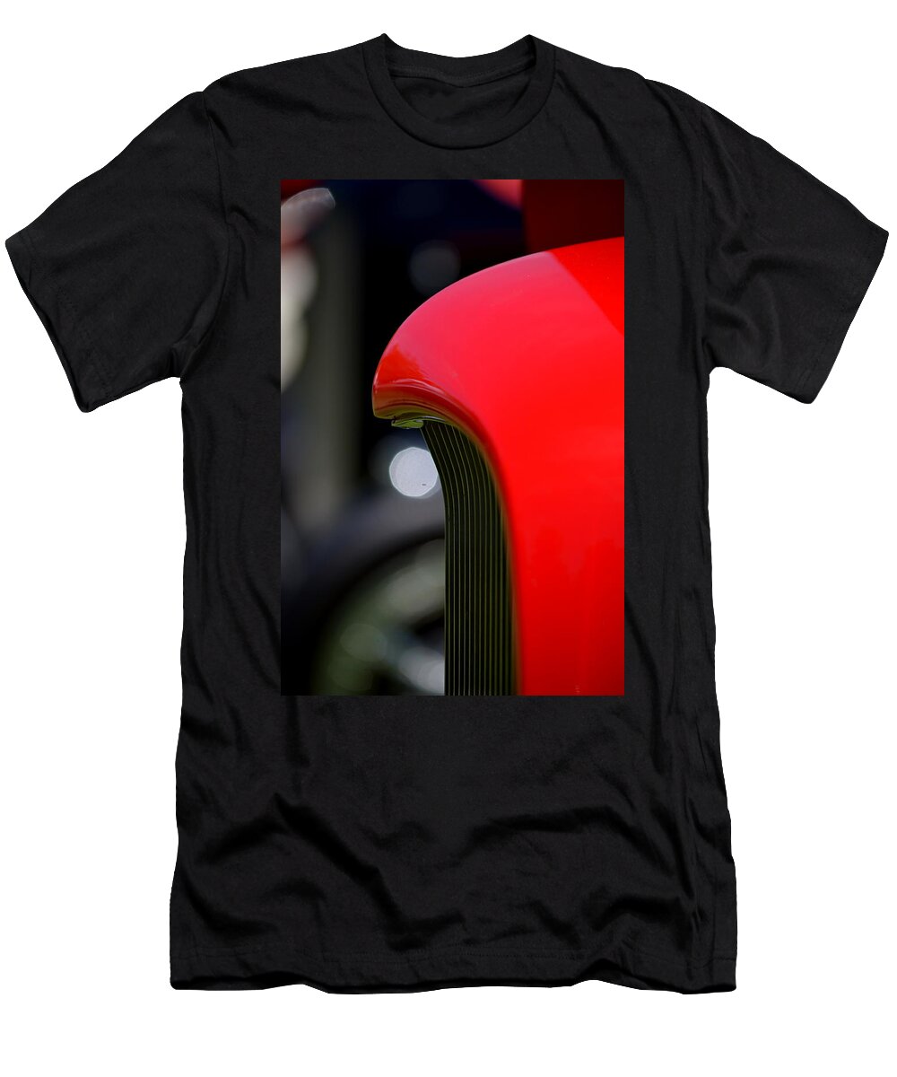Red T-Shirt featuring the photograph Cool Hotrod-1 by Dean Ferreira