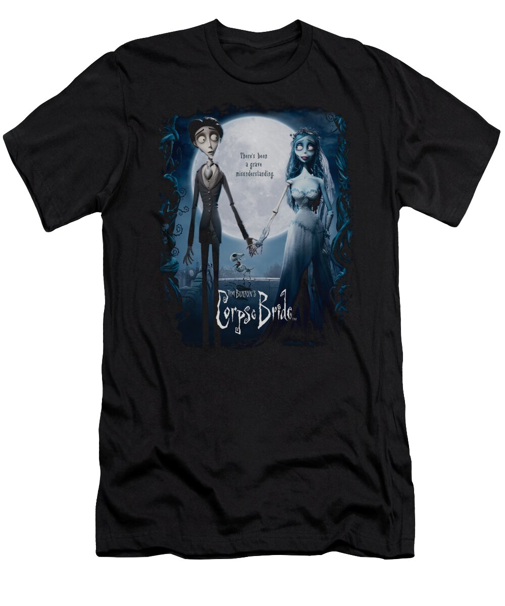  T-Shirt featuring the digital art Corpse Bride - Poster by Brand A