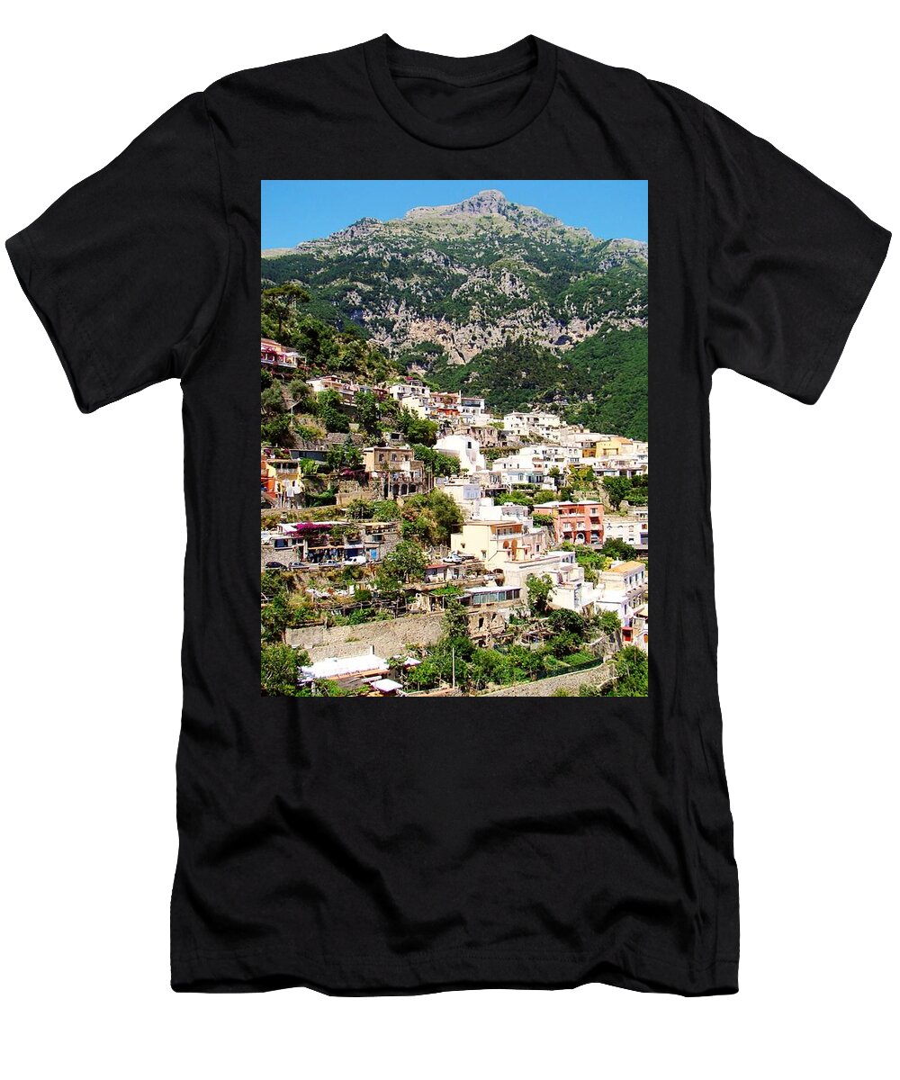 Amalfi T-Shirt featuring the photograph Costiera Amalfitana by Zinvolle Art