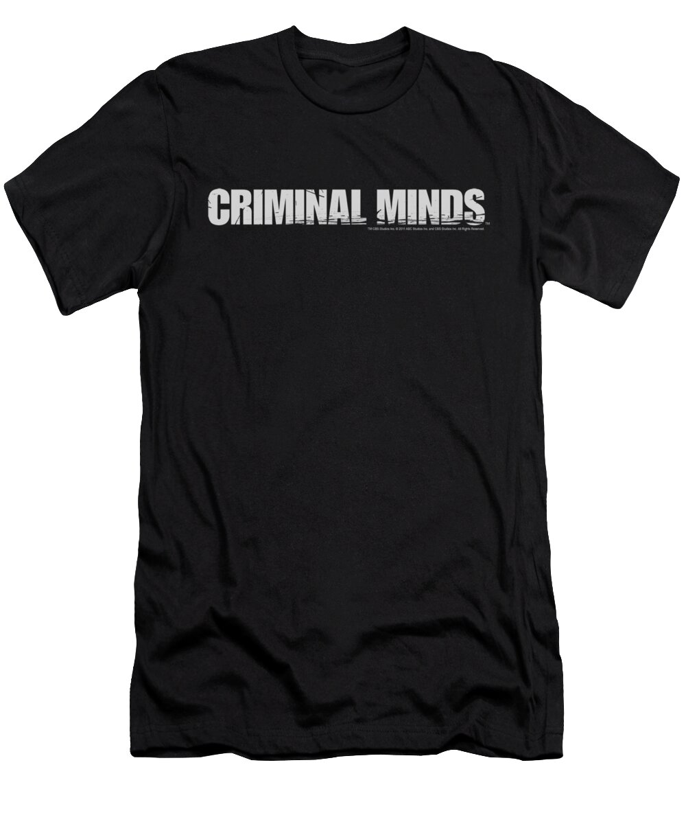 Criminal Minds T-Shirt featuring the digital art Criminal Minds - Logo by Brand A