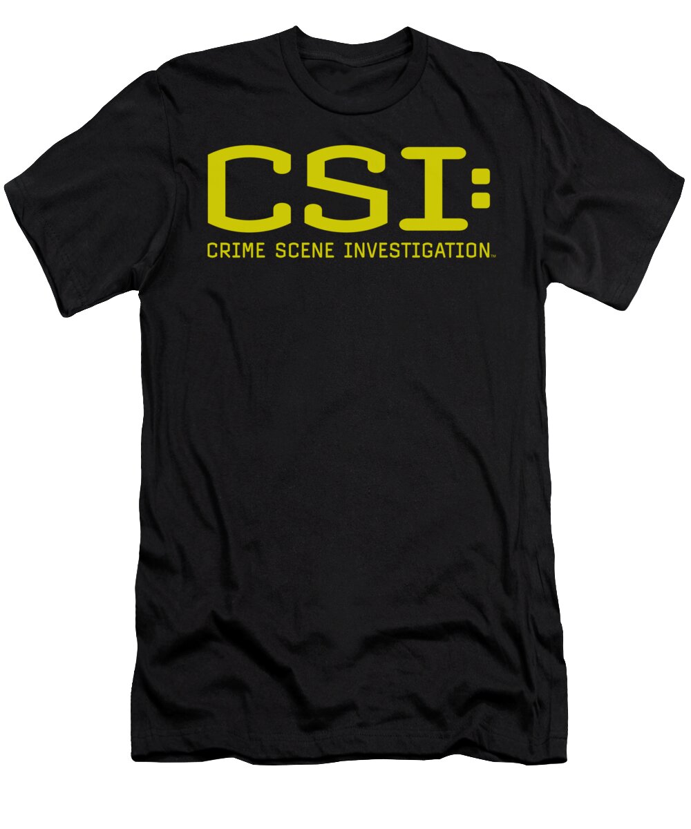 CSI T-Shirt featuring the digital art Csi - Logo by Brand A