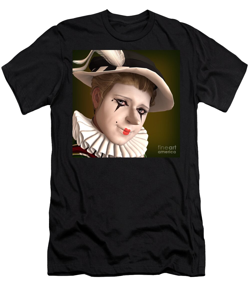 Cyrano T-Shirt featuring the painting Cyrano by Two Hivelys
