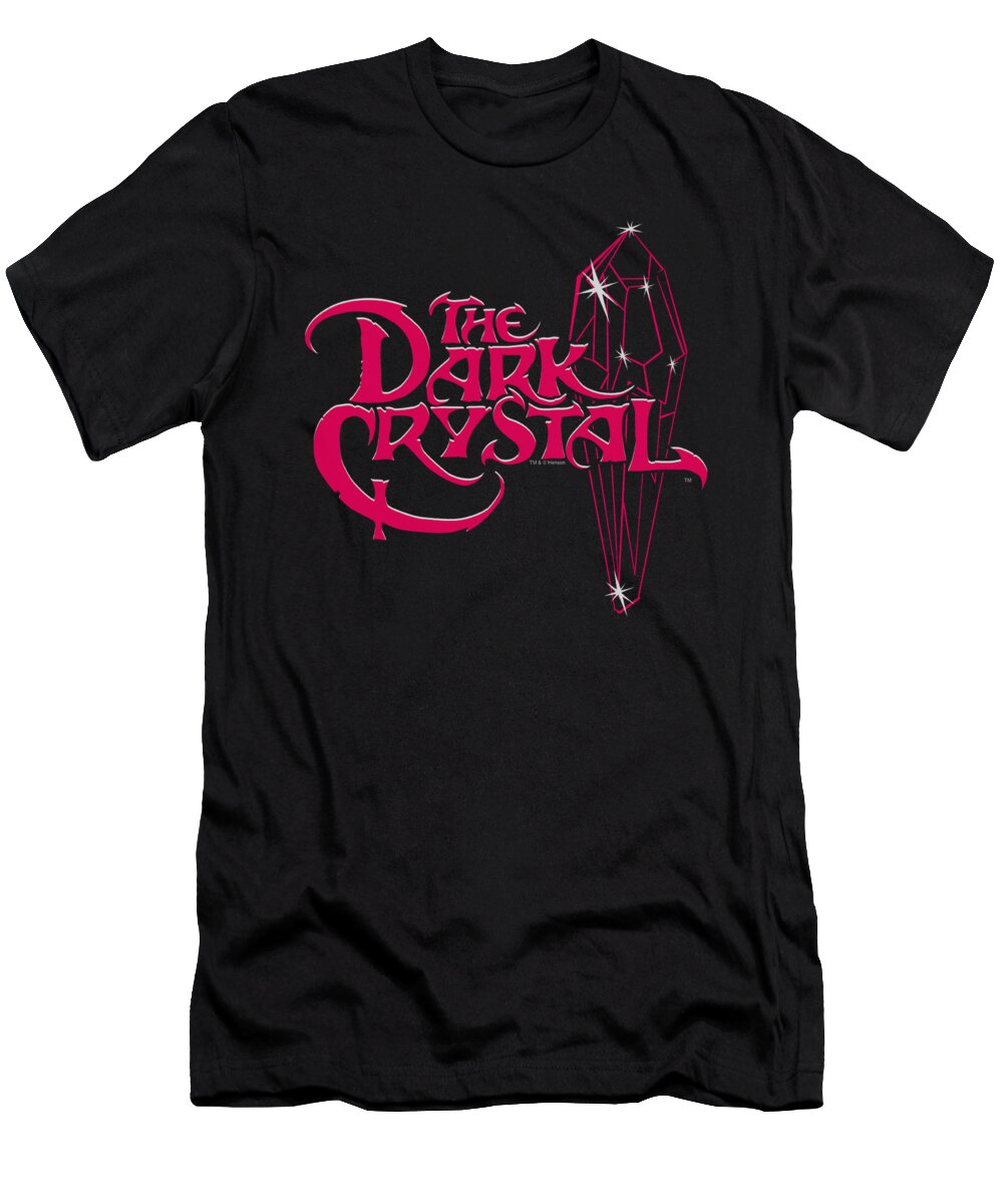 Dark Crystal T-Shirt featuring the digital art Dark Crystal - Bright Logo by Brand A