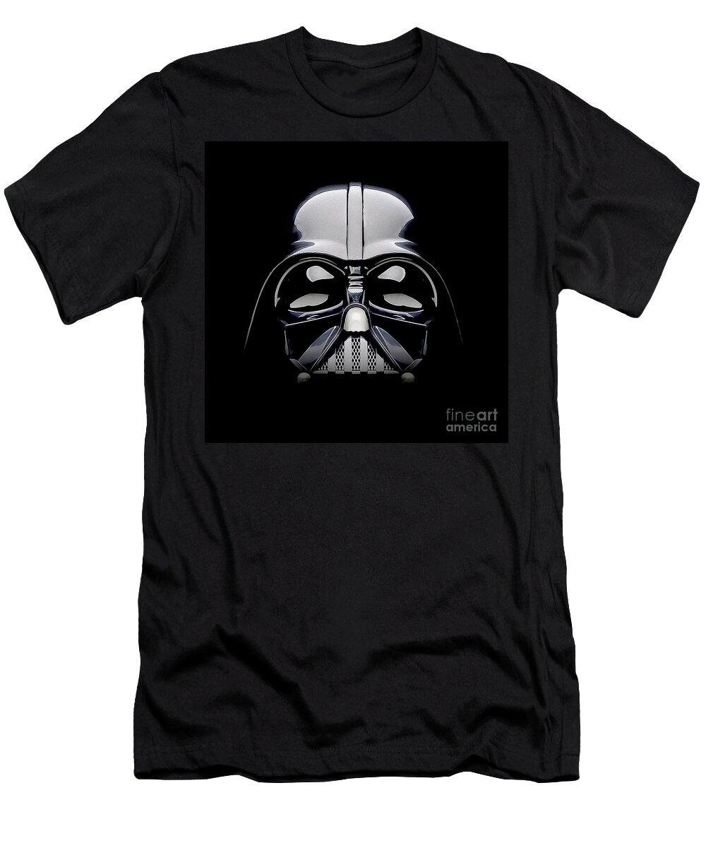 Darth Vader Helmet T-Shirt featuring the photograph Darth Vader Helmet by Jon Neidert