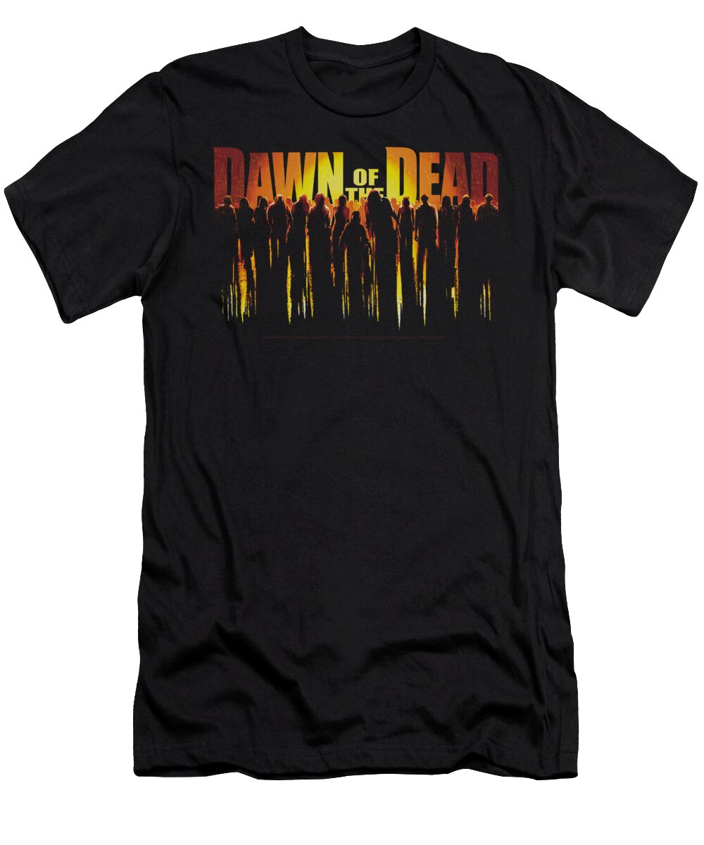 Dawn Of The Dead T-Shirt featuring the digital art Dawn Of The Dead - Walking Dead by Brand A