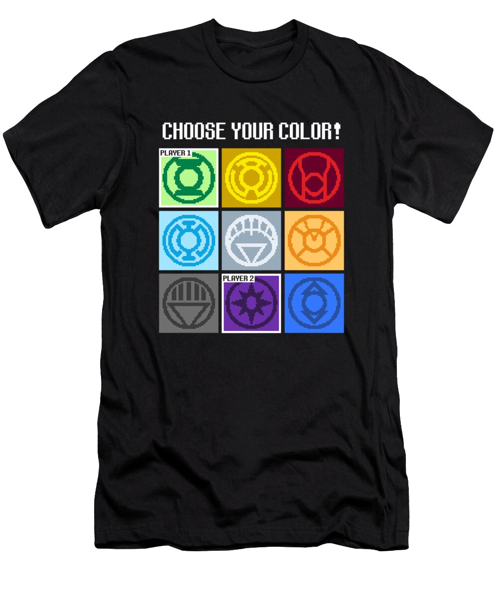  T-Shirt featuring the digital art Dc - Choose Your Color by Brand A