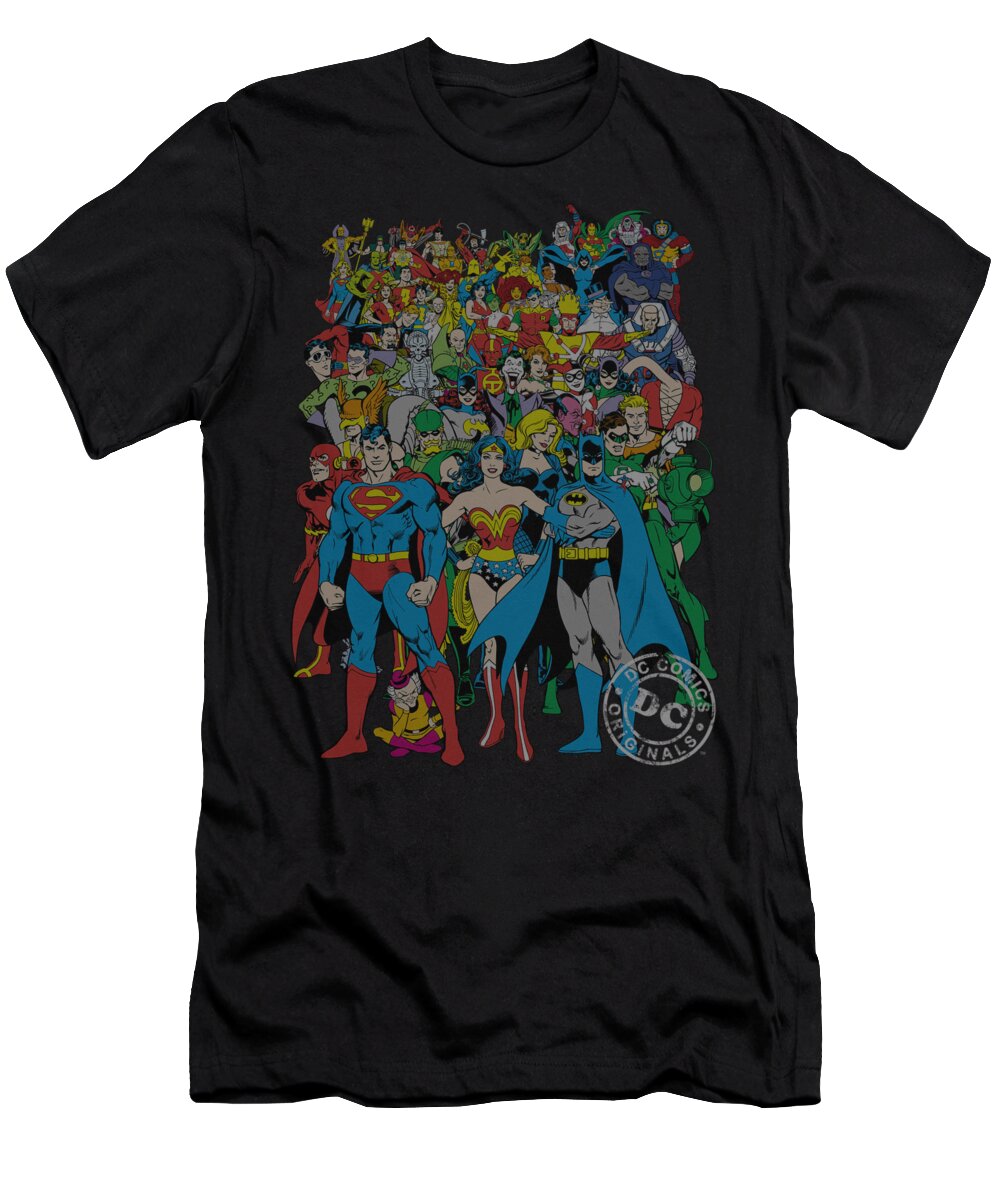  T-Shirt featuring the digital art Dc - Original Universe by Brand A