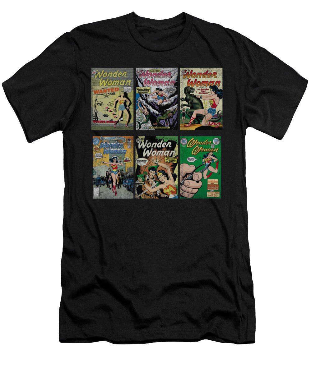 Dc Comics T-Shirt featuring the digital art Dc - Ww Covers by Brand A