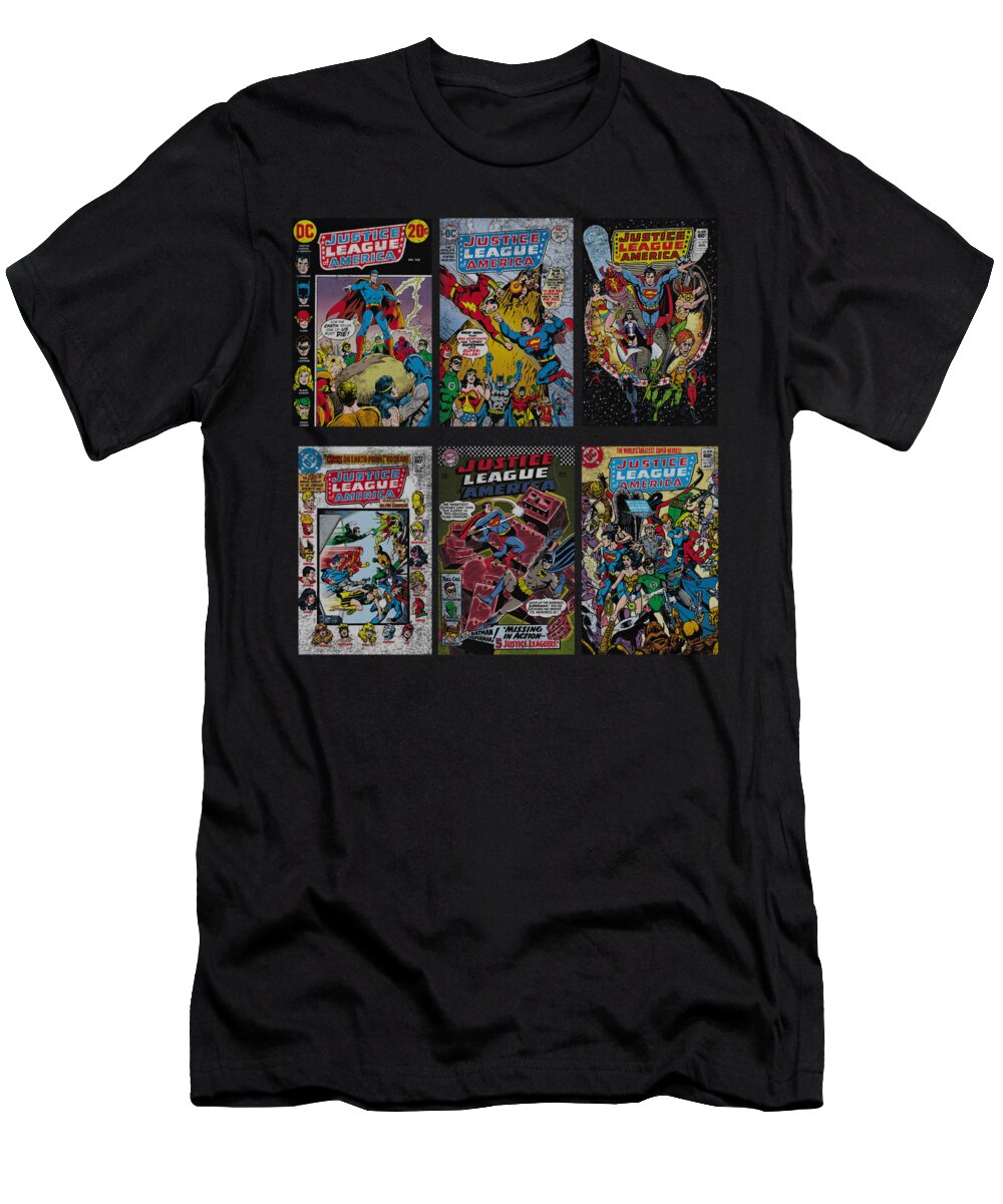 Dc Comics T-Shirt featuring the digital art Dco - Dco Covers by Brand A