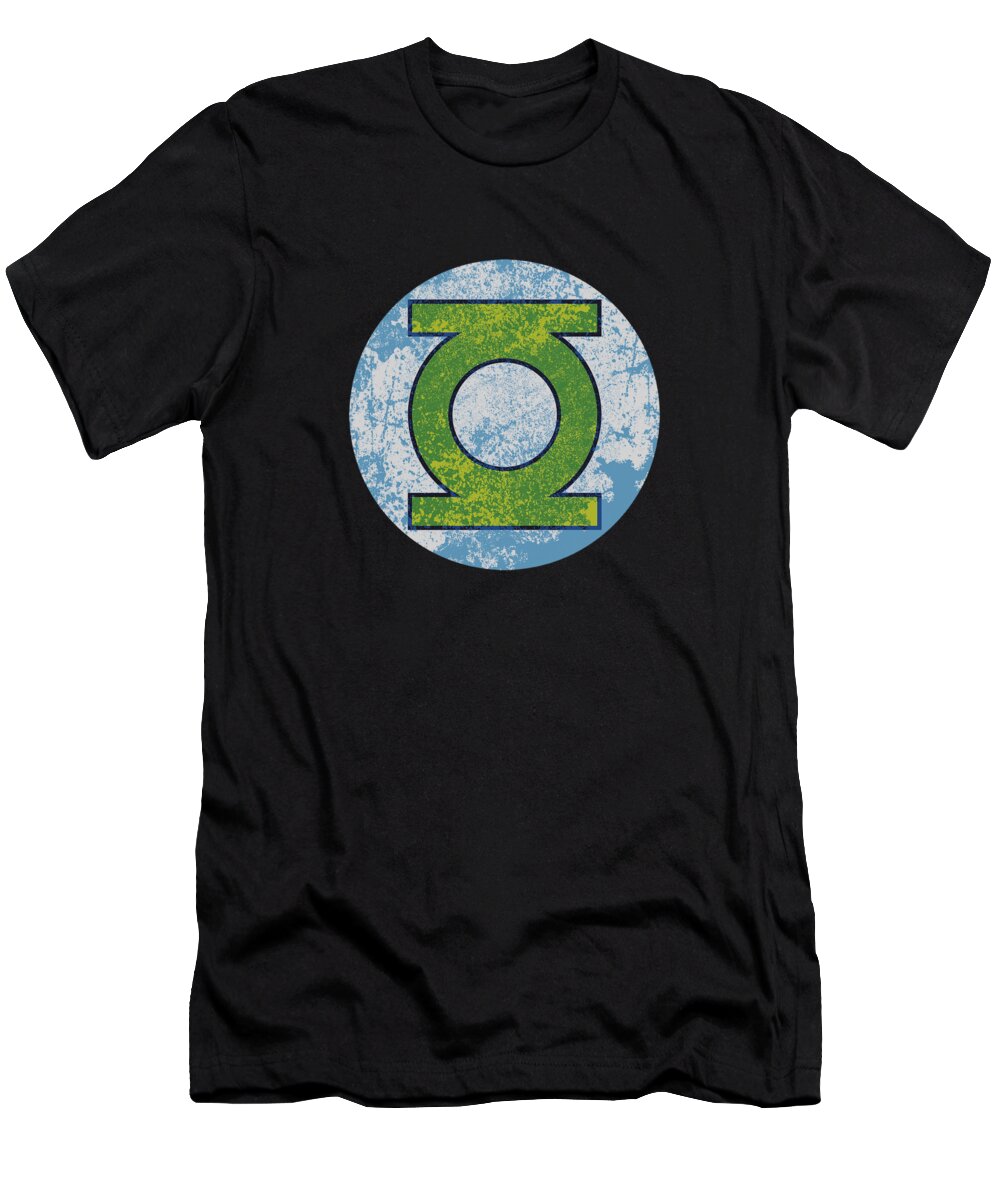  T-Shirt featuring the digital art Dco - Gl Neon Distress Logo by Brand A